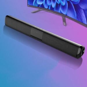 Portable dual-speaker stereo home speaker